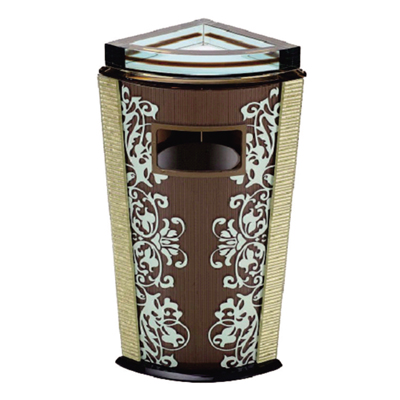 扇形藝術(shù)玻璃煙灰桶