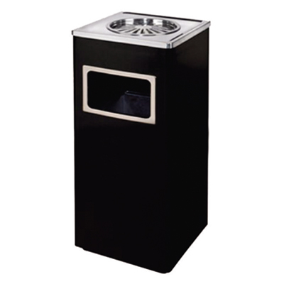 方形菊花格座地煙灰桶