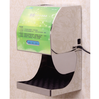 不銹鋼自動(dòng)噴霧手部消毒器