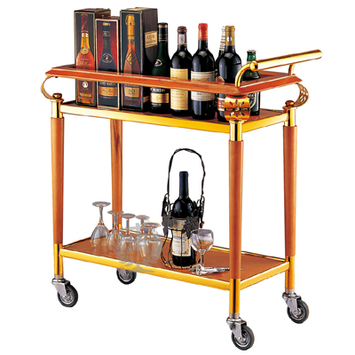 英式全鈦金酒水車