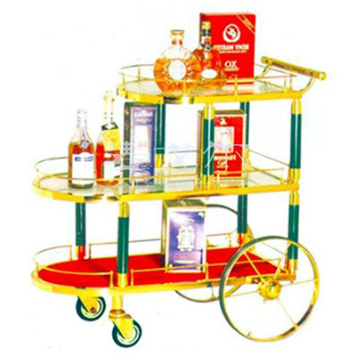 長圓形豪華三層酒水車