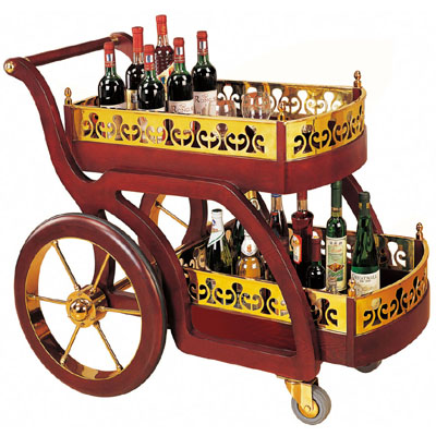 古典式酒水車