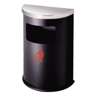 半圓靠墻式垃圾桶