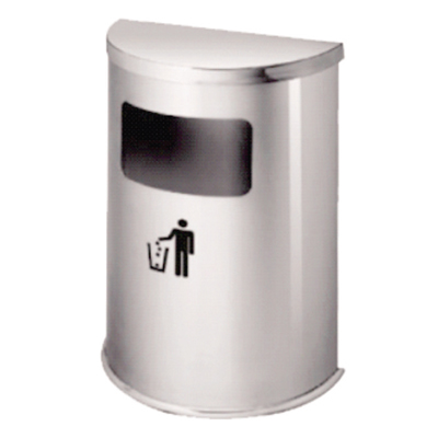 半圓靠墻式垃圾桶