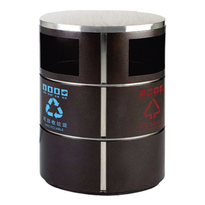 橢圓商務(wù)垃圾桶（金花色）