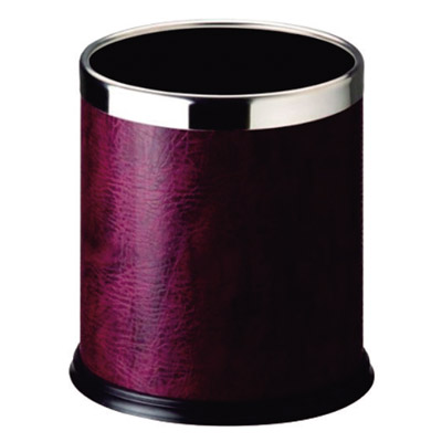 圓形雙層垃圾桶(包酒紅色)