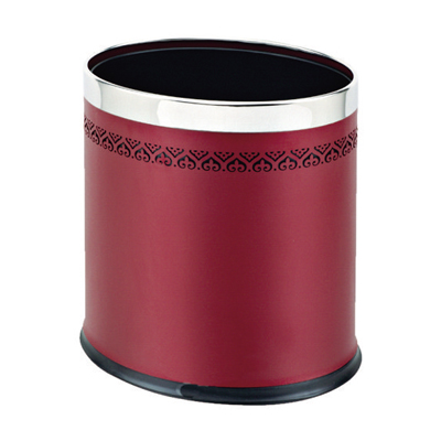 橢圓雙層鏤空花垃圾桶